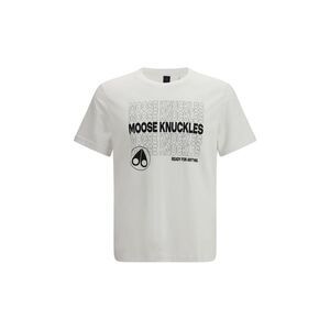 Moose Knuckles White Cotton Men's T-Shirt